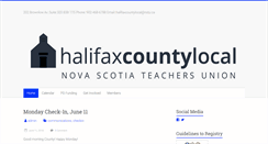 Desktop Screenshot of halifaxcountylocal.com