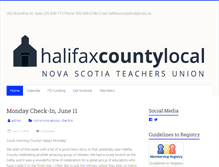 Tablet Screenshot of halifaxcountylocal.com